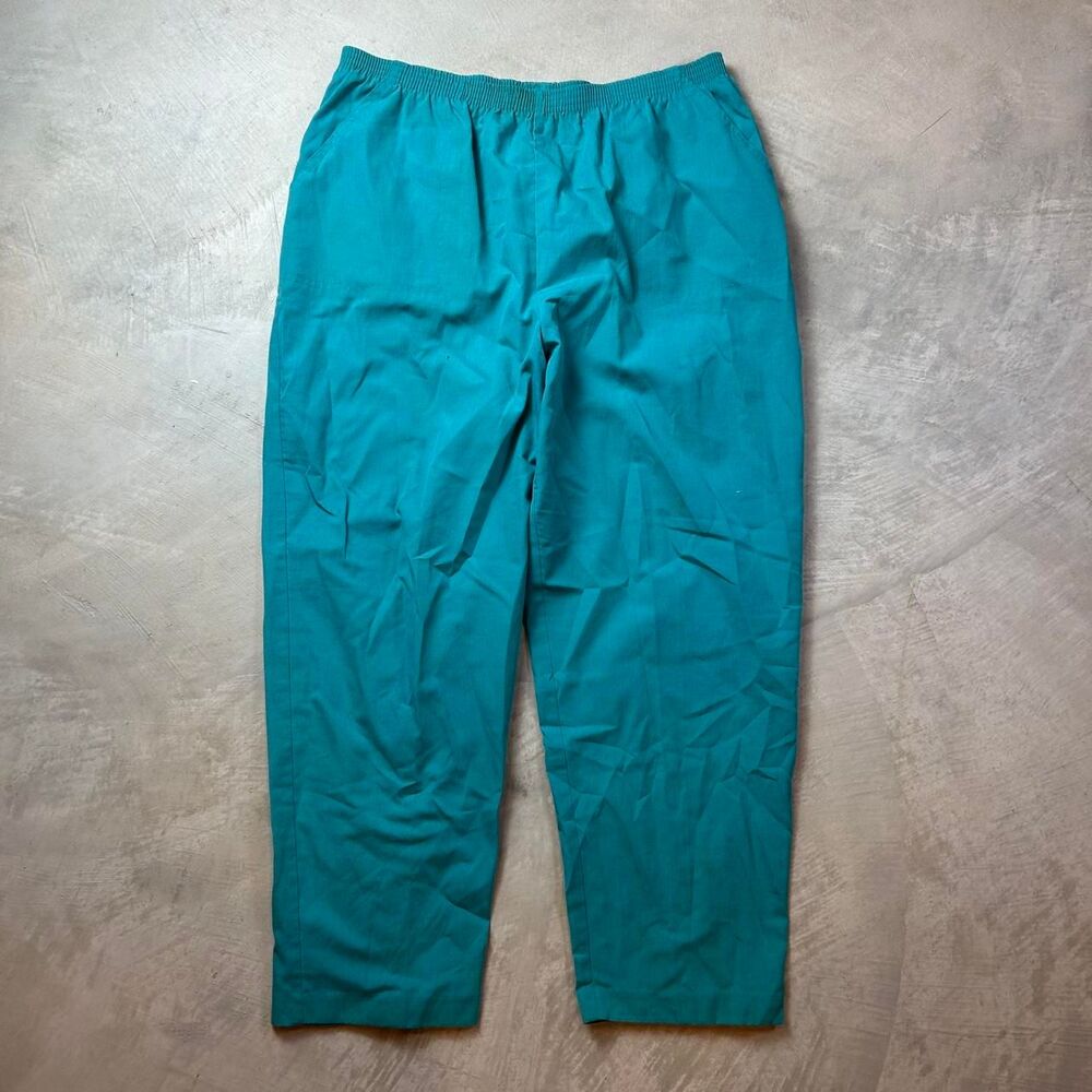 Alfred-dunner Women's Green and Blue Trousers